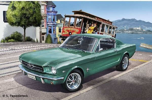 Revell - '65 Ford Mustang Fastback Bil Byggesæt - 1:24 - 07065