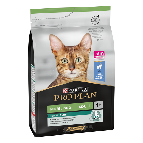 Croquettes chat adulte stérilisé au lapin Super Premium - 3 kg