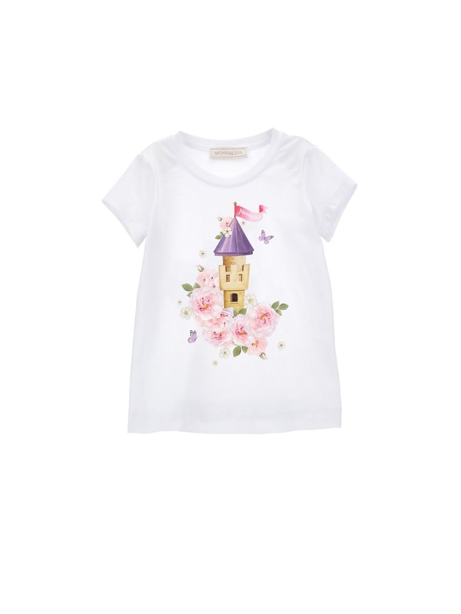 Monnalisa Rapunzel Castle T-Shirt