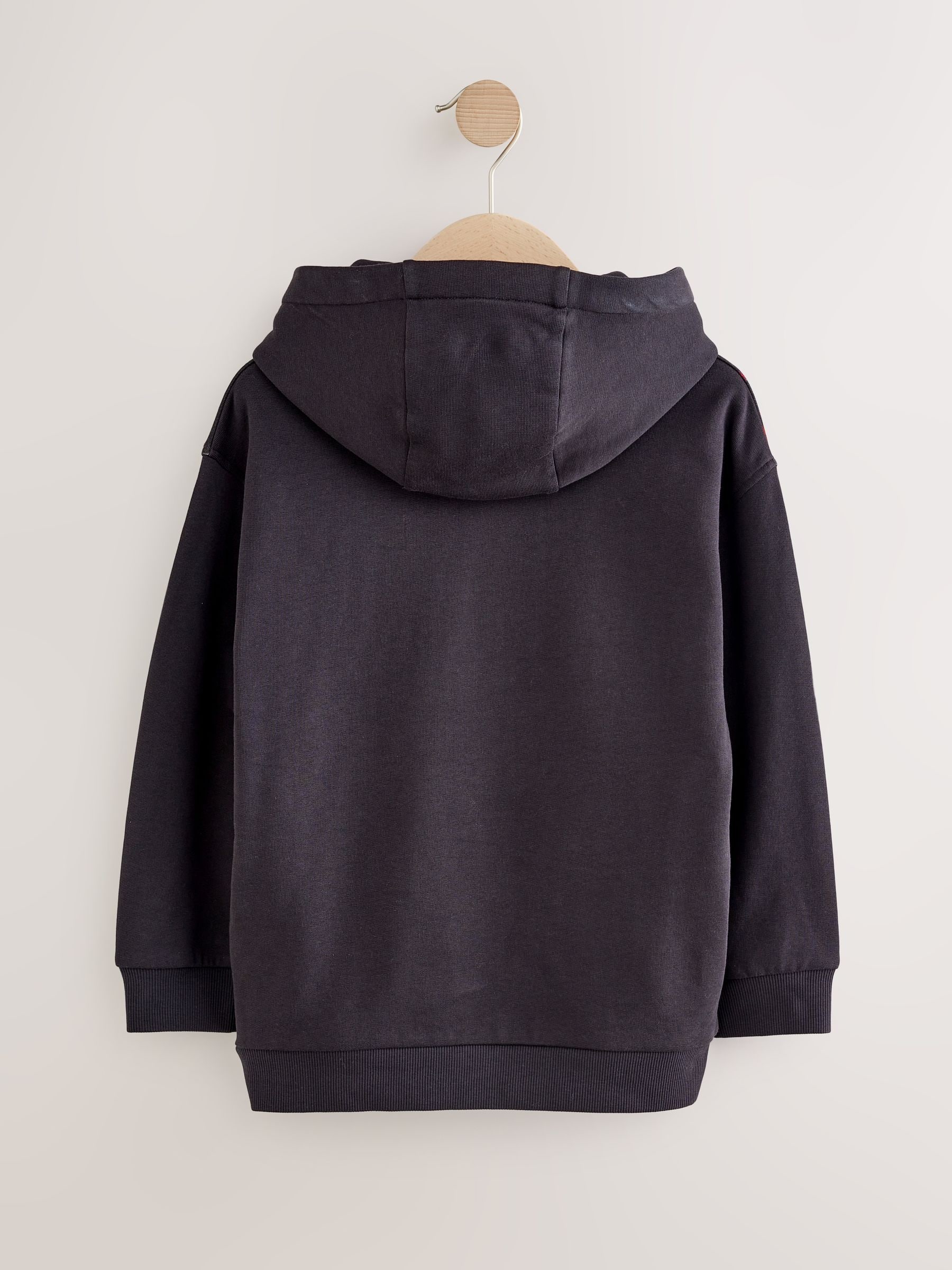 Zwart met draak - Grafische print hoodie voor oudere jongens (3-16jaar)