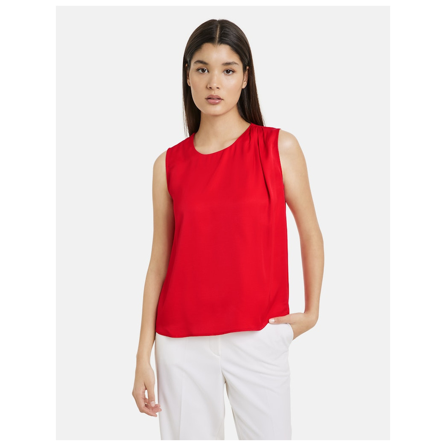 TAIFUN BLUSE OHNE ARM