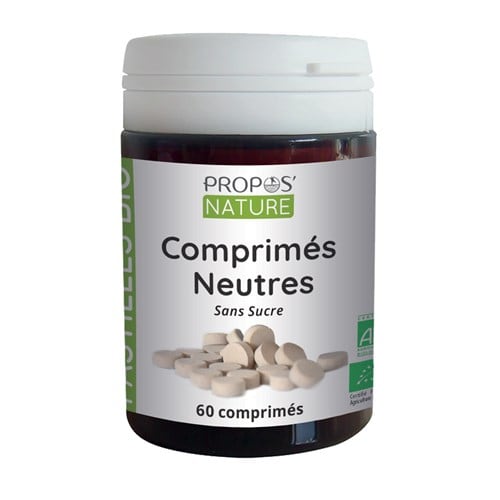 Pastilles neutres bio - 60 comprimés (3