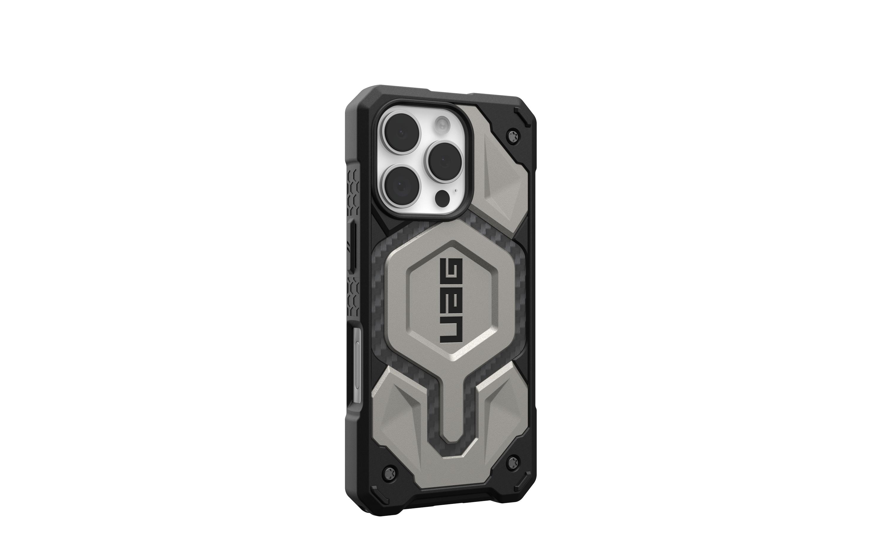 Back Cover Monarch Pro iPhone 16 Pro TitaniumSchutzhülle für das Apple iPhone 16 Pro