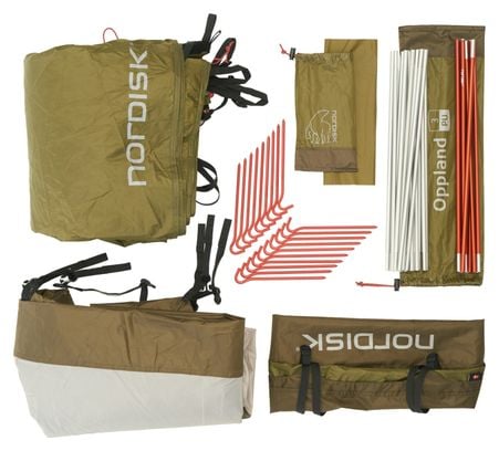 Tente Nordisk Oppland 3 (2.0) Pu Tent Dark Olive Vert