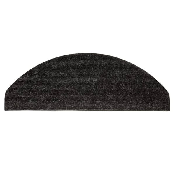 vidaXL Selvklebende trappematter 15 stk 65x22,5x3,5 cm antrasitt