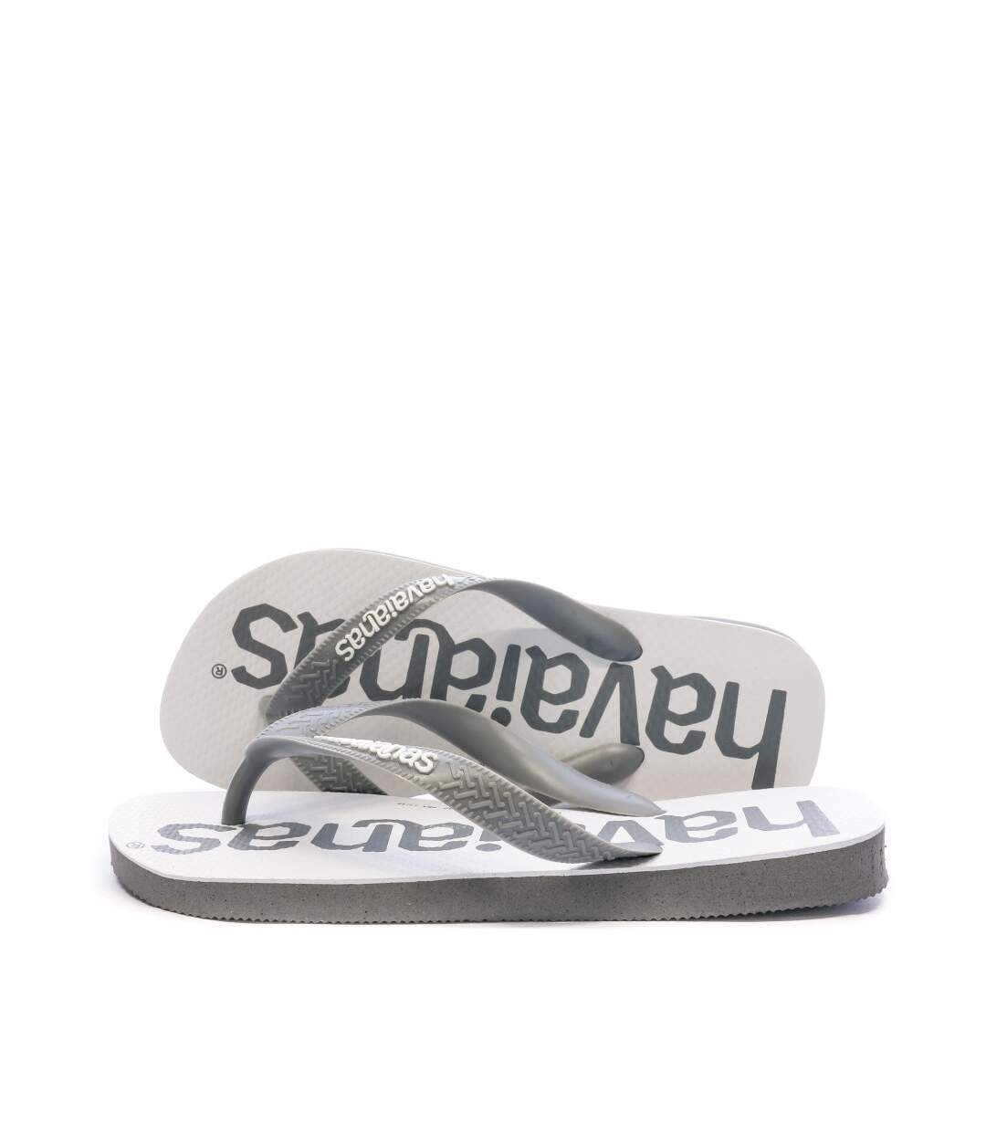 Tongs Grise Mixte Havaianas Top Logomania 2