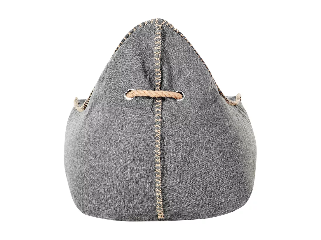 Pouf poire 200 L DROP 63 cm 75 cm Gris clair