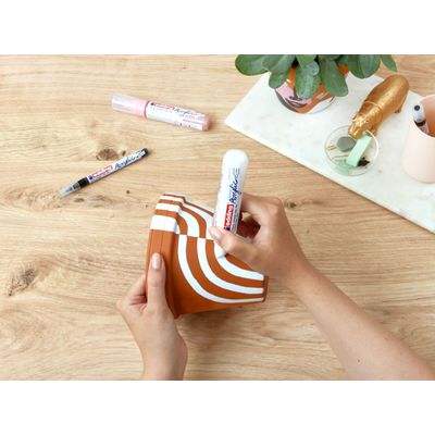 Edding 5000 - Marqueur acrylique - rose fluo