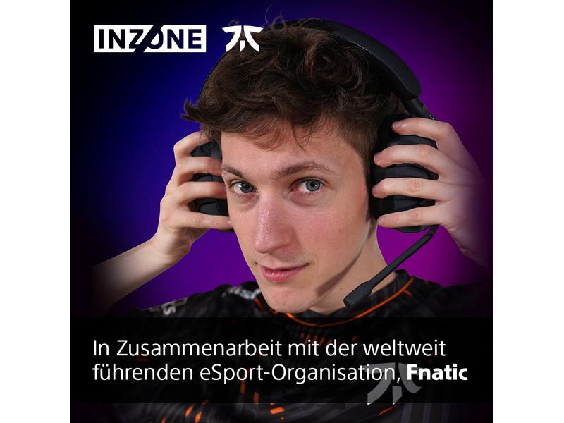 Sony Headset INZONE H9 Schwarz Kabelloses Gaming-Headset mit Noise-Cancelling für die PS5 und den PC