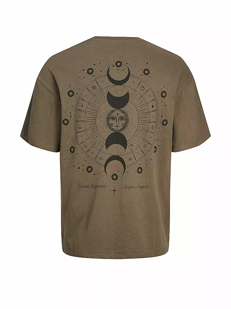 JACK & JONES Jungen T-Shirt JJMYSTIC hellbraun