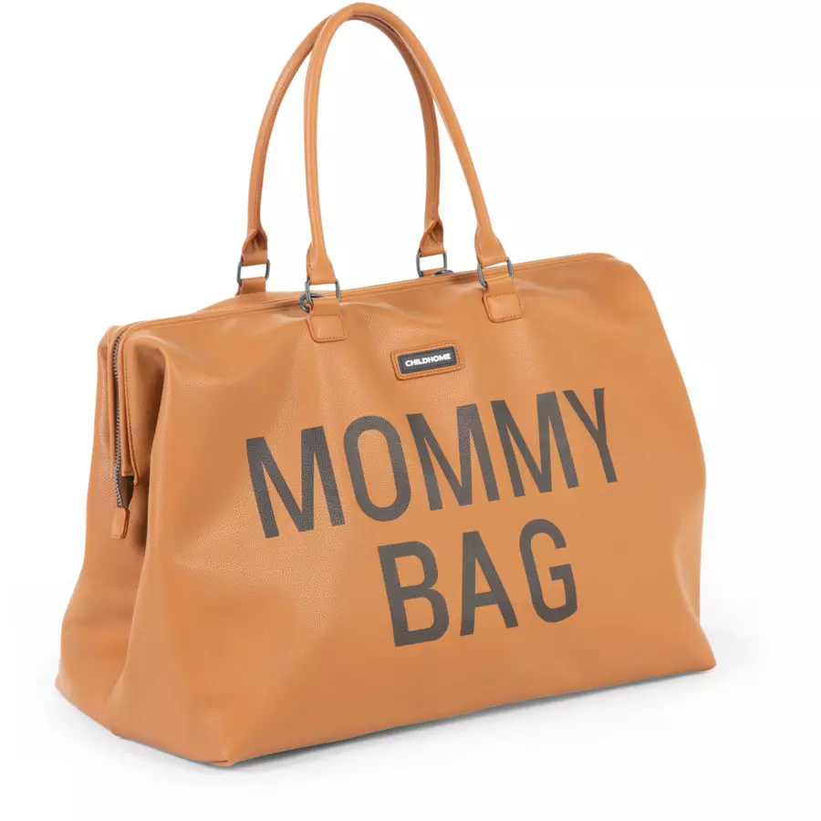CHILDHOME Mommy Bag Lederlook braun
