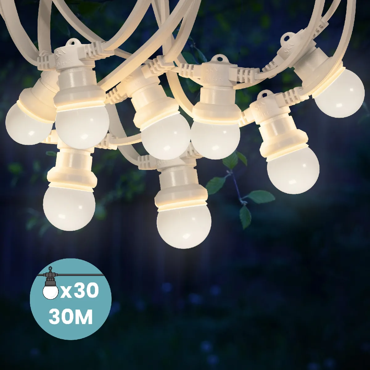 SkyLantern Guirlande Guinguette 30m