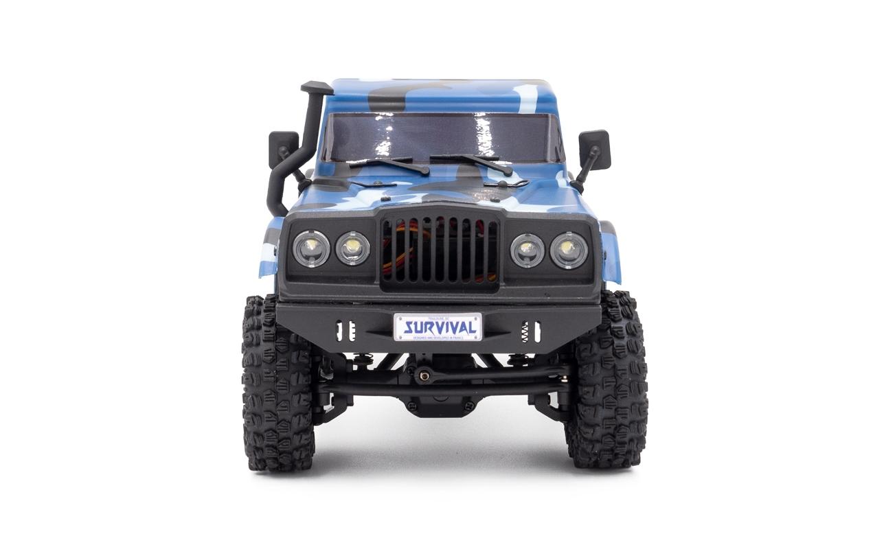 Scale Crawler CRX18 Pick-up 4WD Blau, RTR, 1:18<br>Kleiner Rock Crawler im RTR Set
