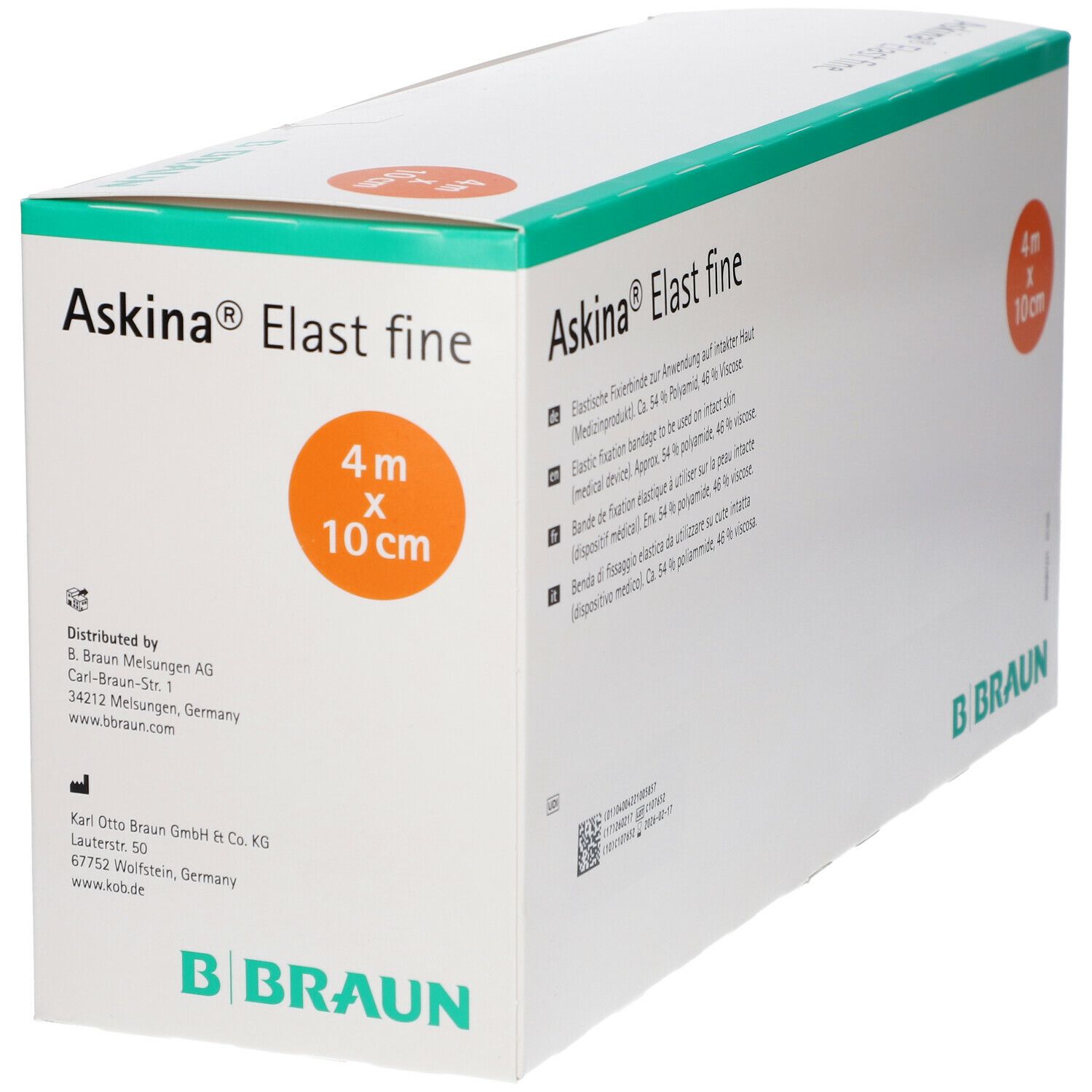 Askina® Elast Fine Fixierbinde 4 m x 10 cm lose