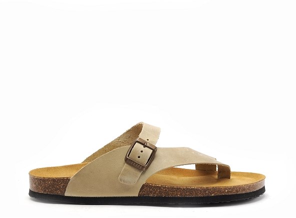 Plakton mules et sabots plats femme barbados 186228 beige