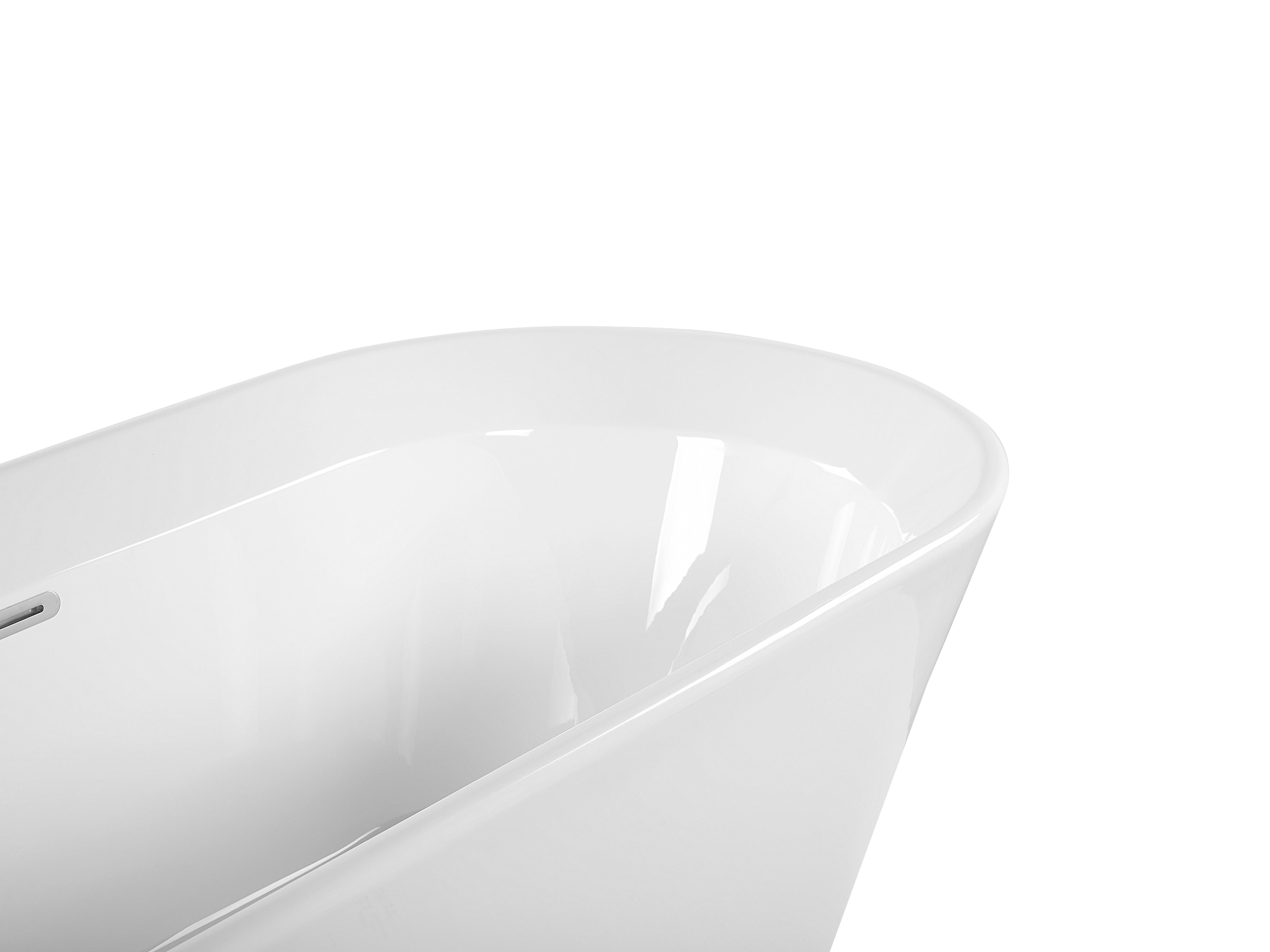 Vrijstaand bad OVALLE 170 x 80 cm Wit