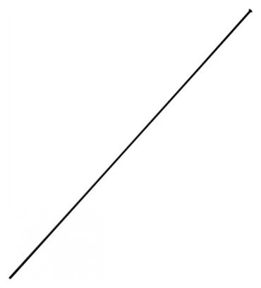 RAYON INOX NOIR TETE DROITE DT SWISS COMPETITION 2-1.8-2mm L 300mm SANS ECROU (UNITE)