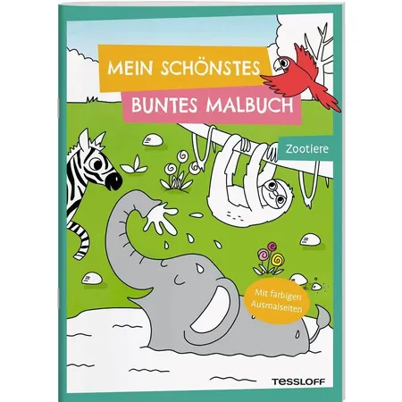 Tessloff Mein schönstes buntes Malbuch. Zootiere