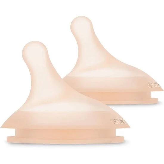 Lot de 2 tétines anti-colique zerø.zerø   Débit rapide   de               Suavinex