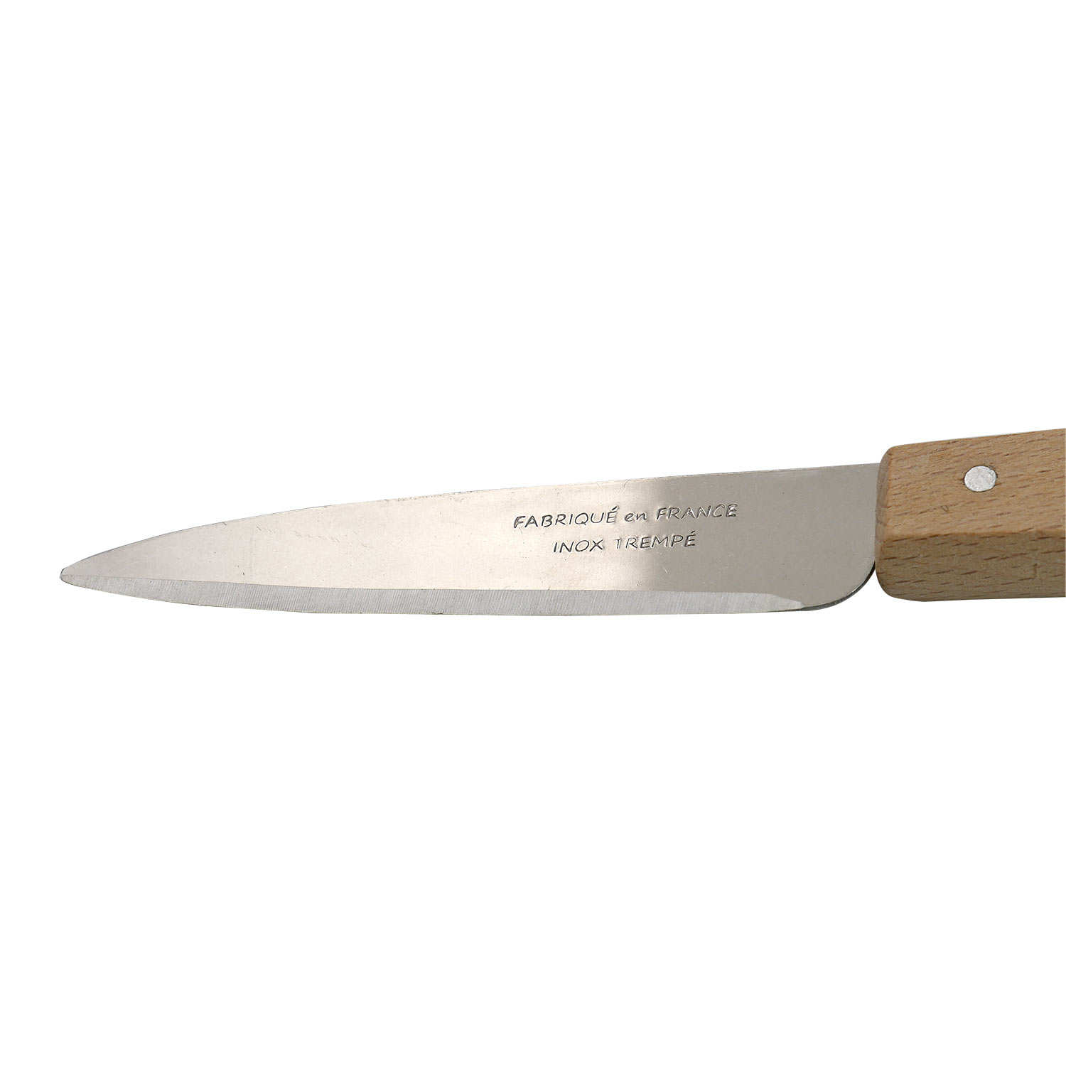 Couteau d'office en inox manche en hêtre