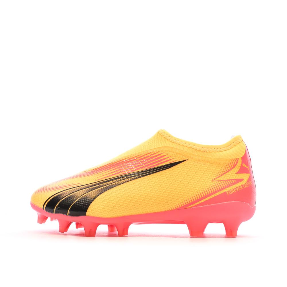 Puma Chaussures de football Orange/Rose Garçon/Fille Puma Ultra Match