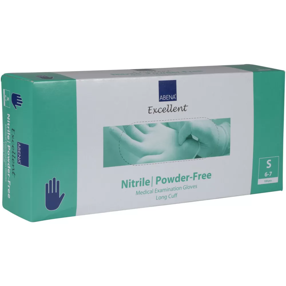 Abena Excellent Nitril, Pudderfri, lang skaft - 100 stk.