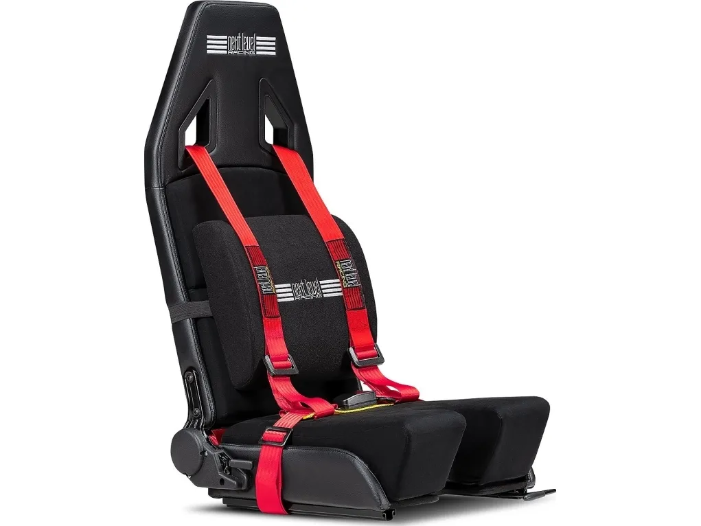 Next Level Racing - Spillestol - ergonomisk - vippe - polyuretan-læder, ruskind