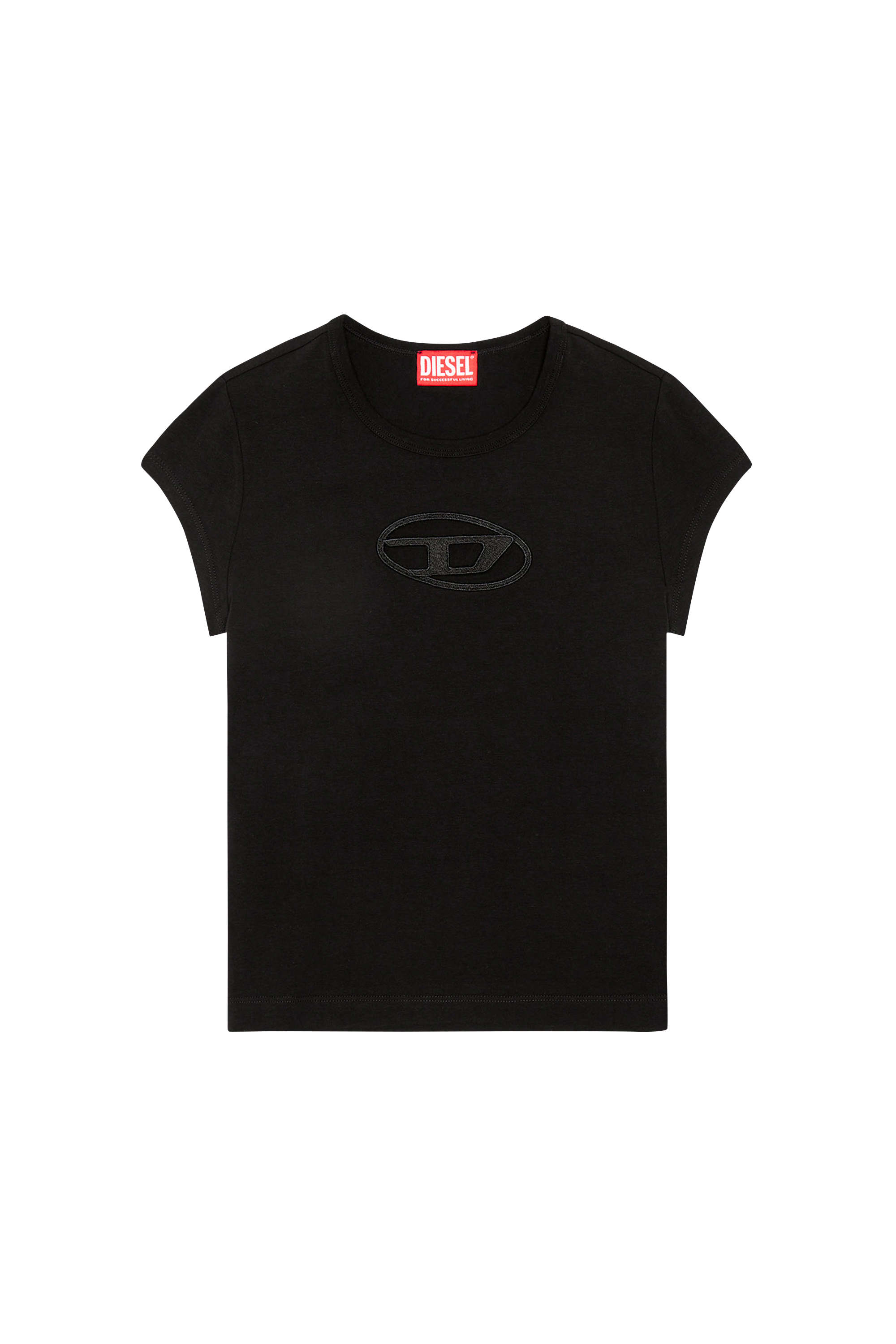 DIESEL T-shirt T-ANGIE T-SHIRT Noir