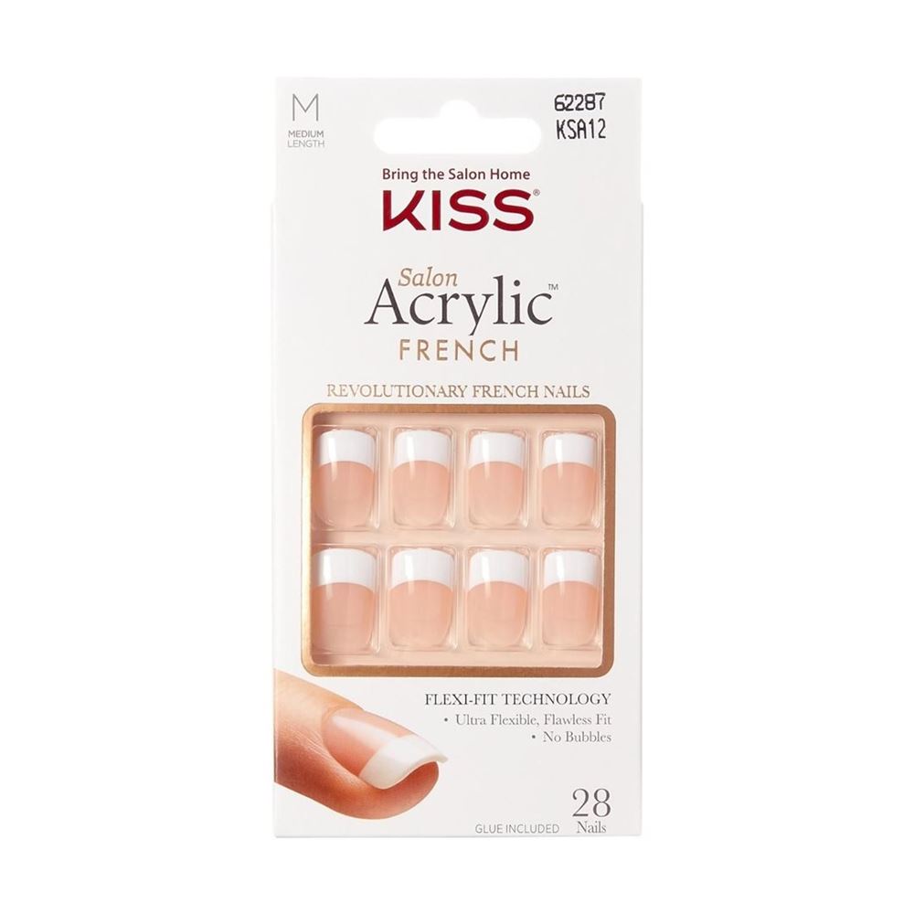 Kiss Salon Acrylic French Nails Rumour Mill 1 Stk