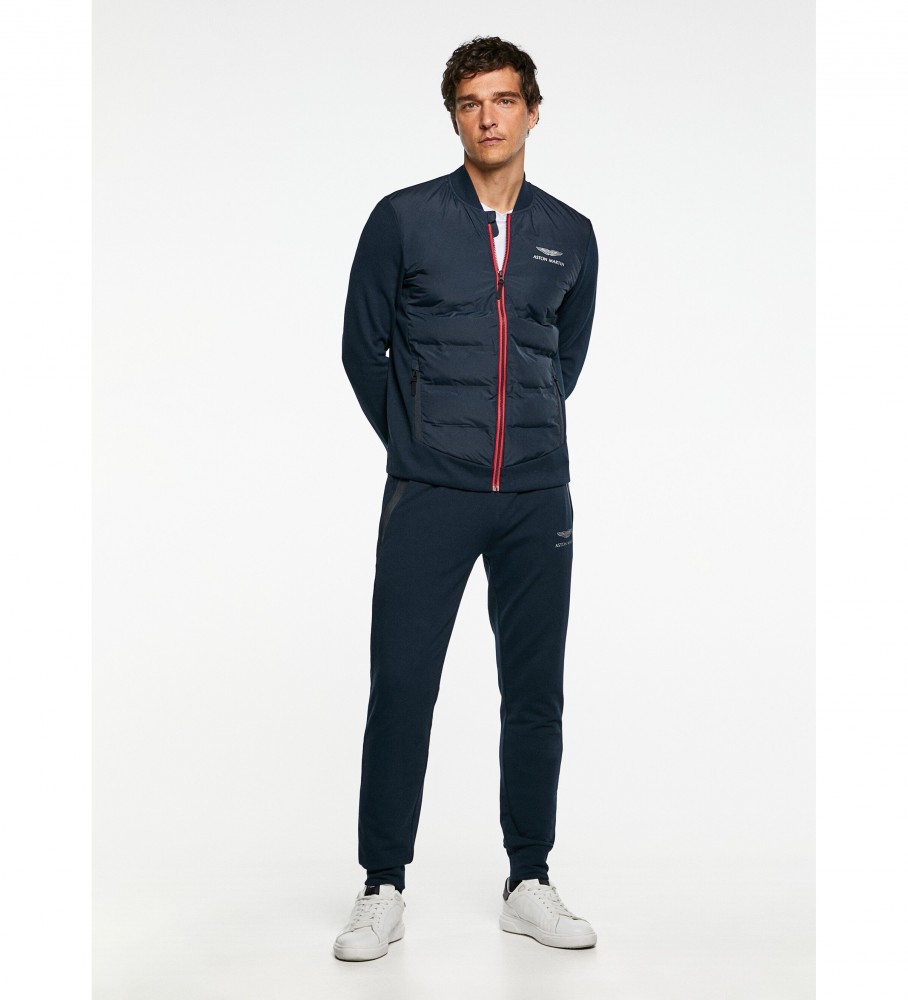 Jaqueta Bomber Hackett Fz Azul Marinho