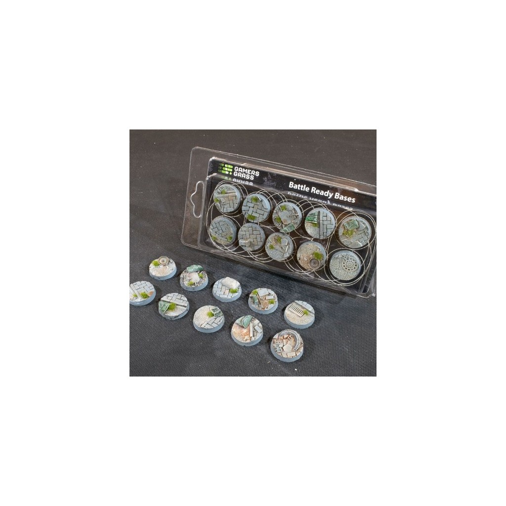 Urban Warfare Bases, Round 25mm (x10)