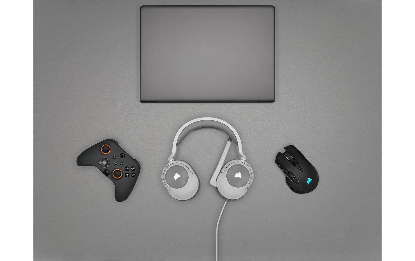 Headset HS55 Surround WeissGaming Headset mit Surround Sound