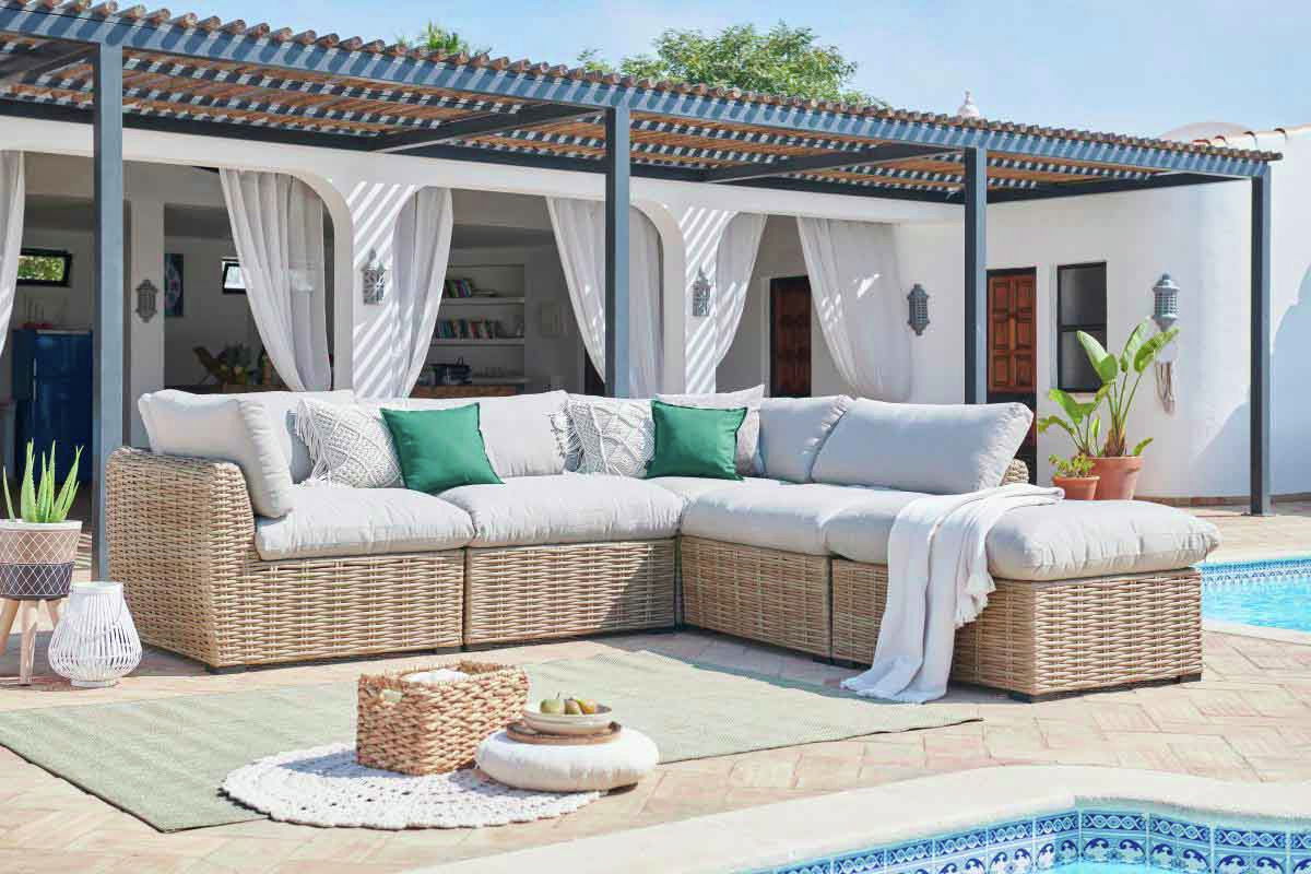 Ambia Garden Lounge-Hocker IBIZA