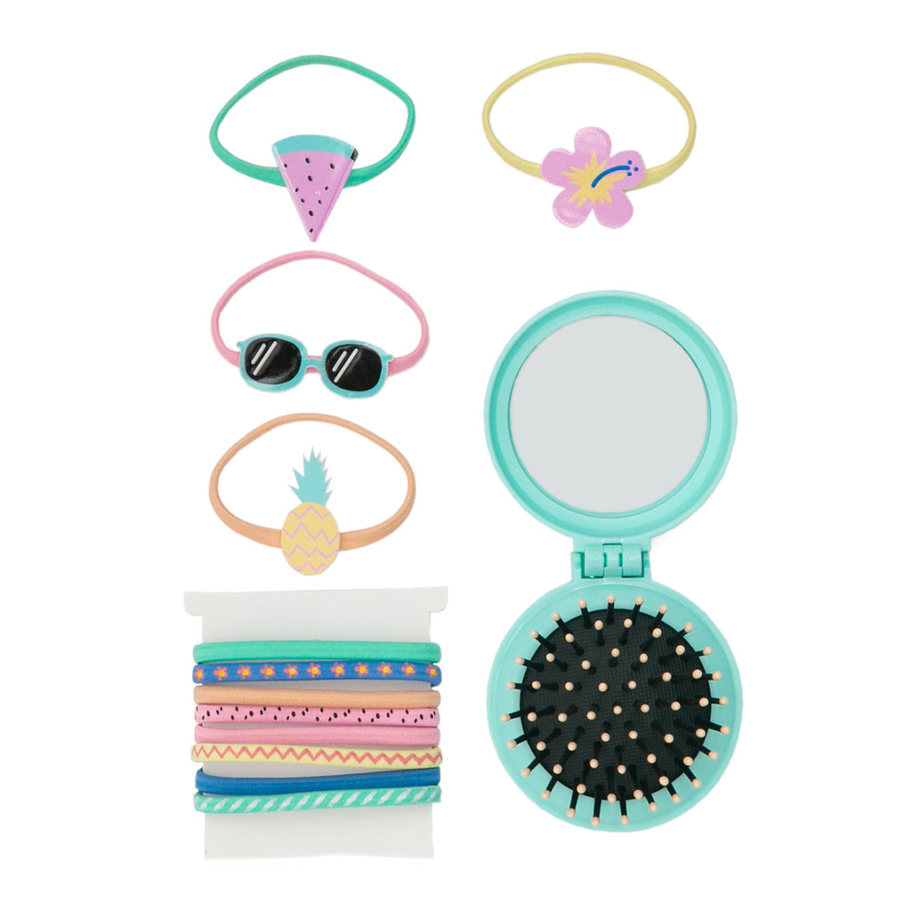 Bolsa de Higiene Pessoal + Laços de Cabelo + Pente - Diva Hair Mode