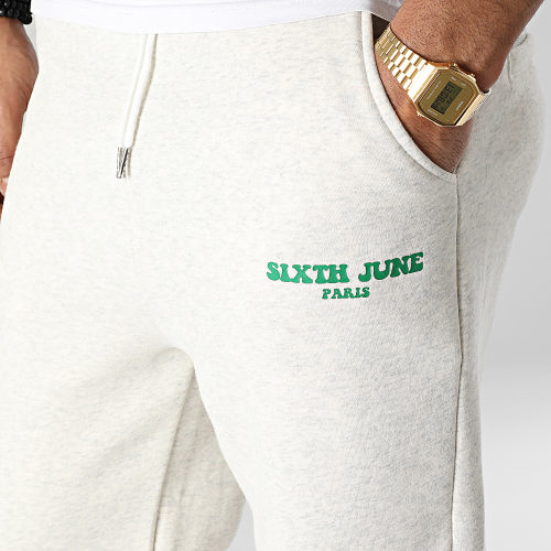 Pantalon Jogging M22975PPA Gris Clair Chiné