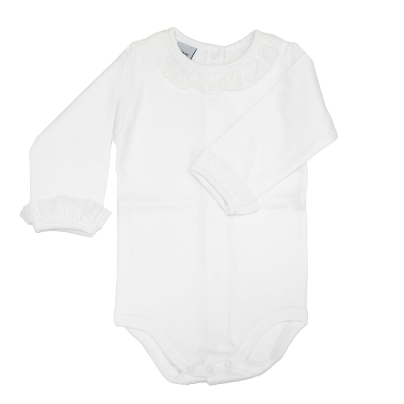 Body Eyelet Collar White - Babidu - Rumpetroll