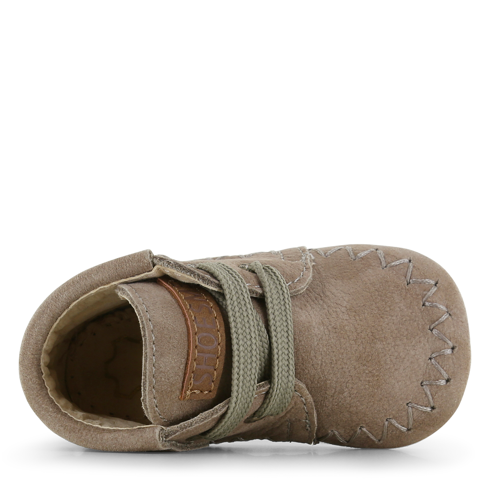 Shoesme taupe BABY-PROOF® Schuh mit Rüschen