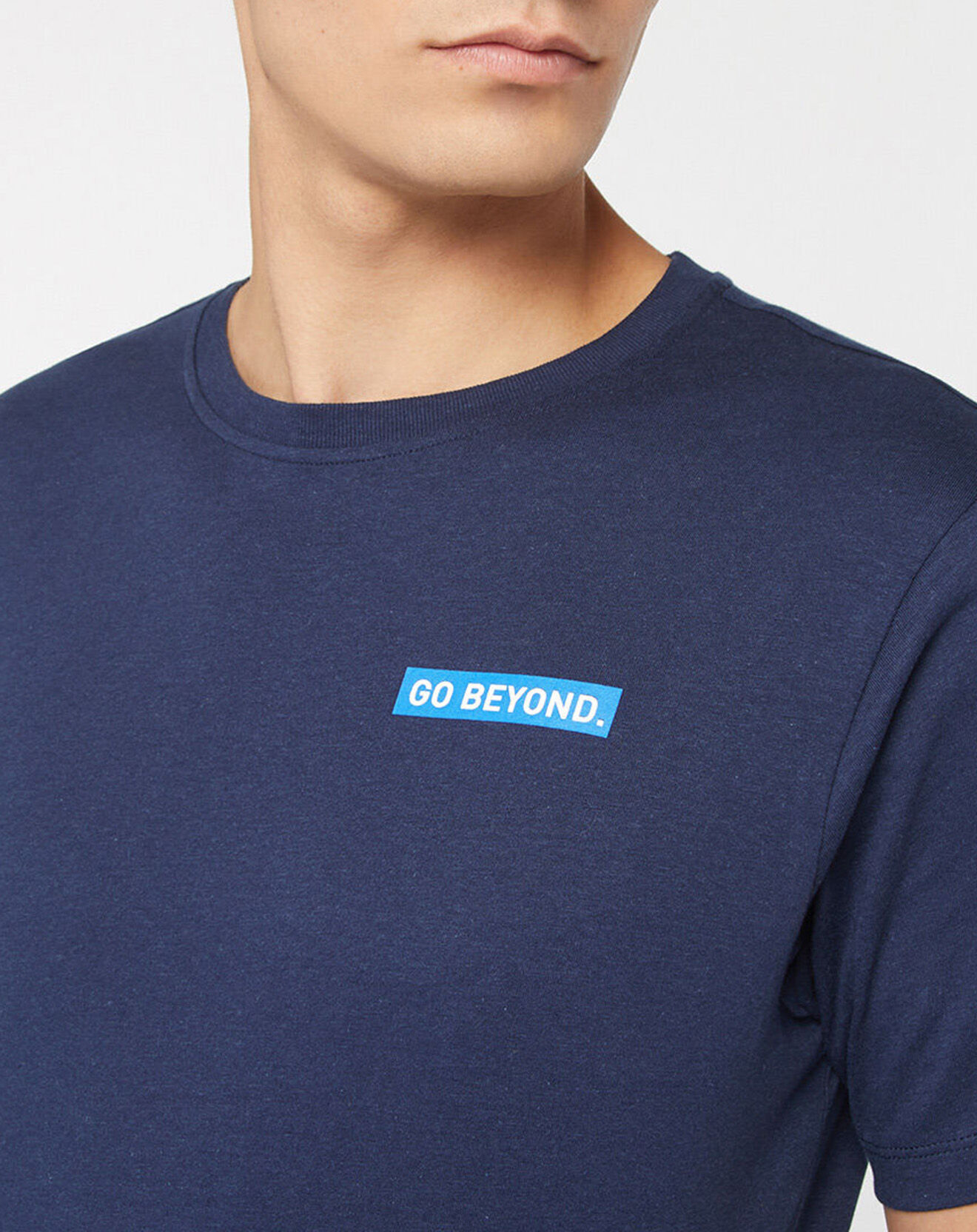 North Sails T-Shirt en Coton Bio Go Beyond bleu marine