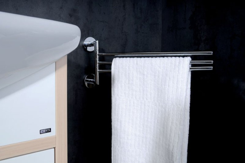 Sapho X-Round handdoekhouder 3-delig 45cm chroom