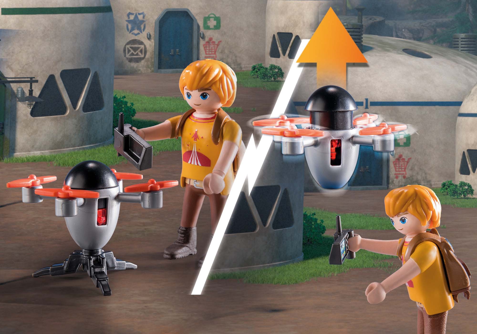 Playmobil® Konstruktions-Spielset »Dragons: The Nine Realms - Thunder & Tom (71081)« Made in Germany