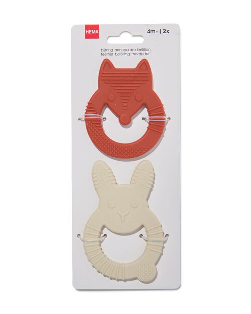 2 anneaux de dentition