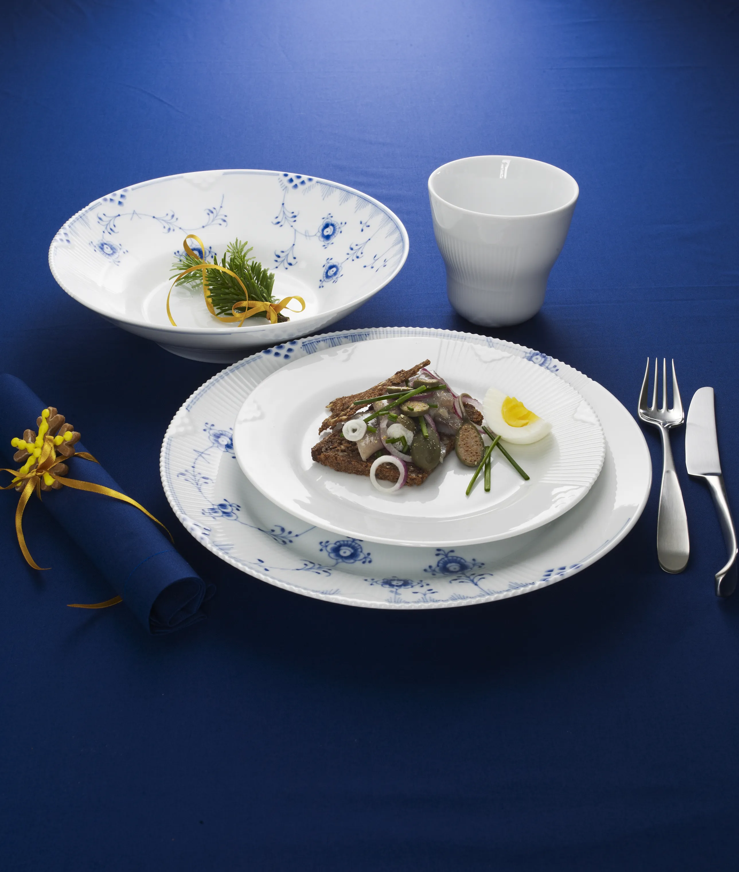 Royal Copenhagen Blå Elements Dyb Tallerken
