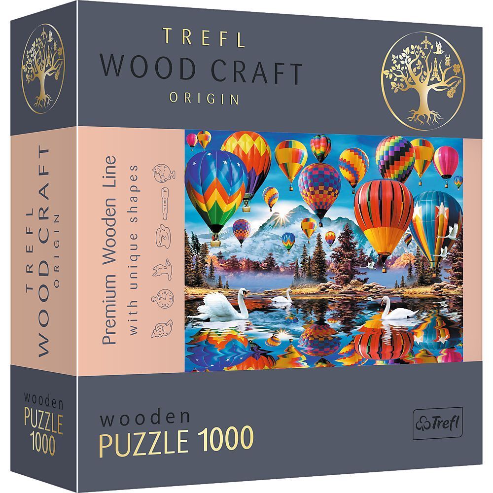 Holz Puzzle 1000  Bunte Ballons