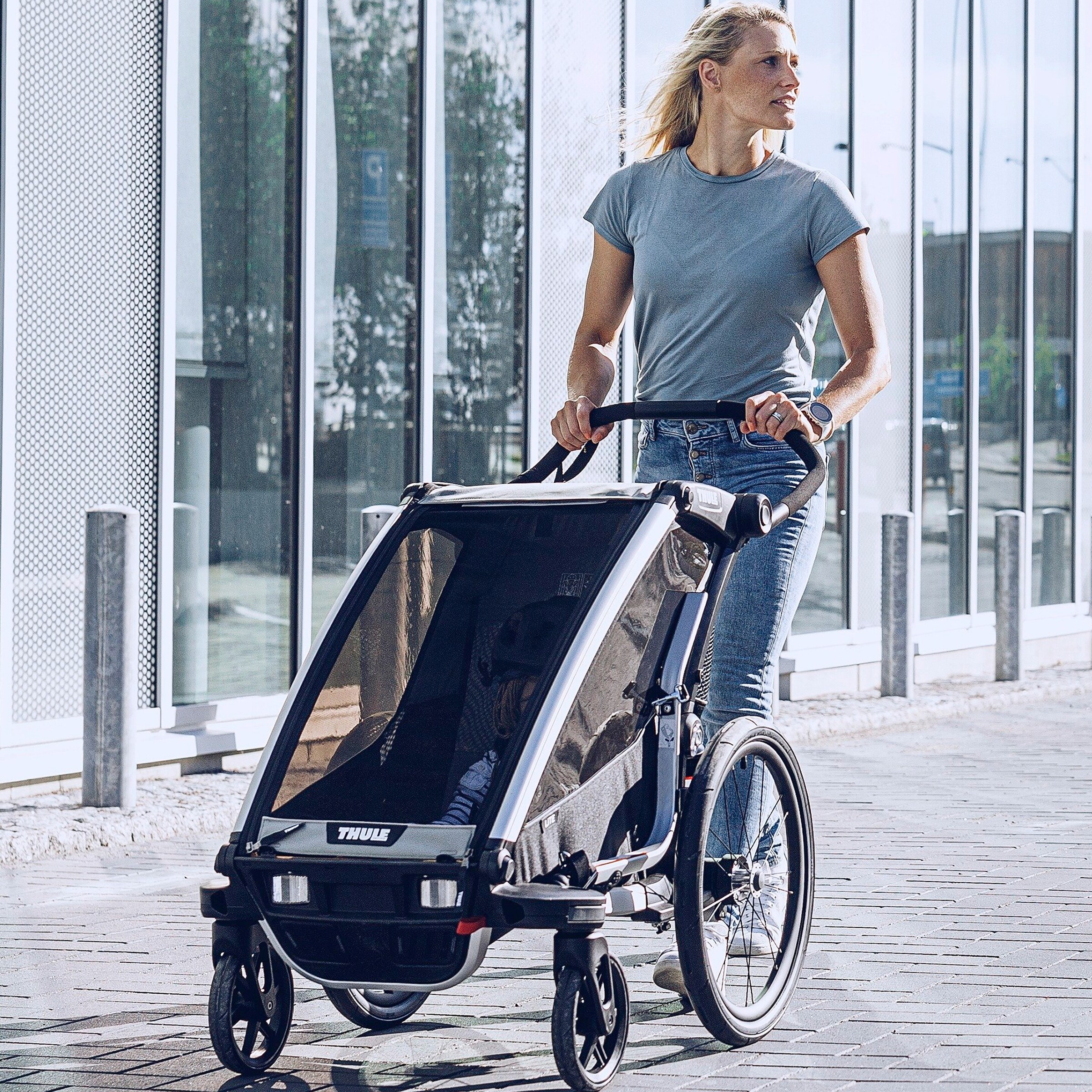 Thule Chariot Lite1 Fahrradanhänger agave