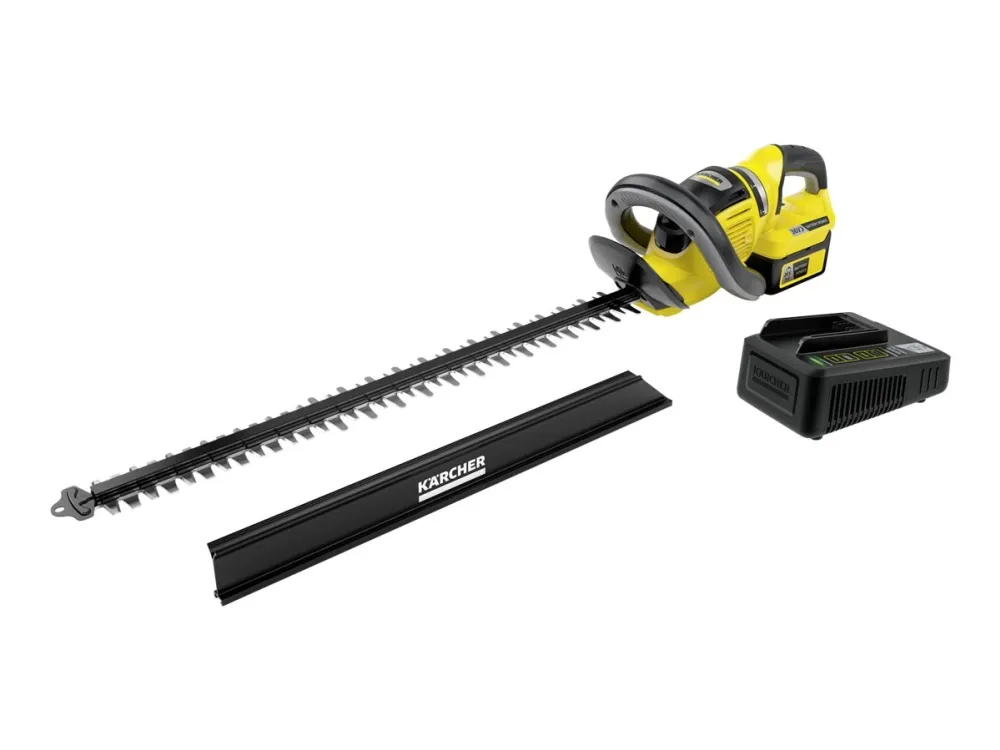 Kärcher HGE 36-60 - Hæktrimmer - ledningfri - 36 V - 2.5 Ah - 60 cm - tandmellemrum: 26 mm - 3.3 kg