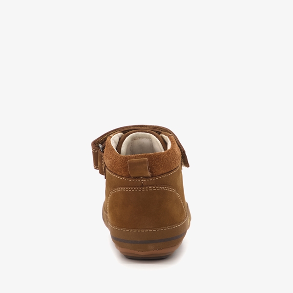 Groot babyschoenen bruin met sterretjes