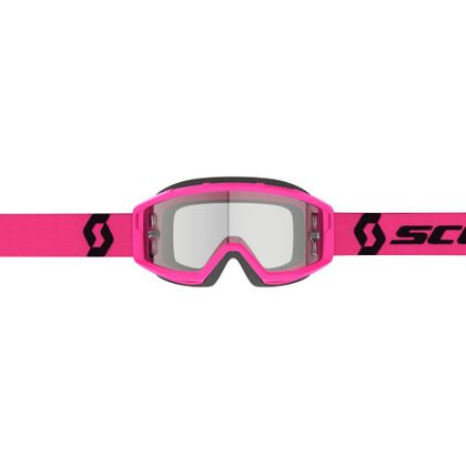 Masque cross Scott Primal clear - pink/black clear works 2024 - Rose / Noir
