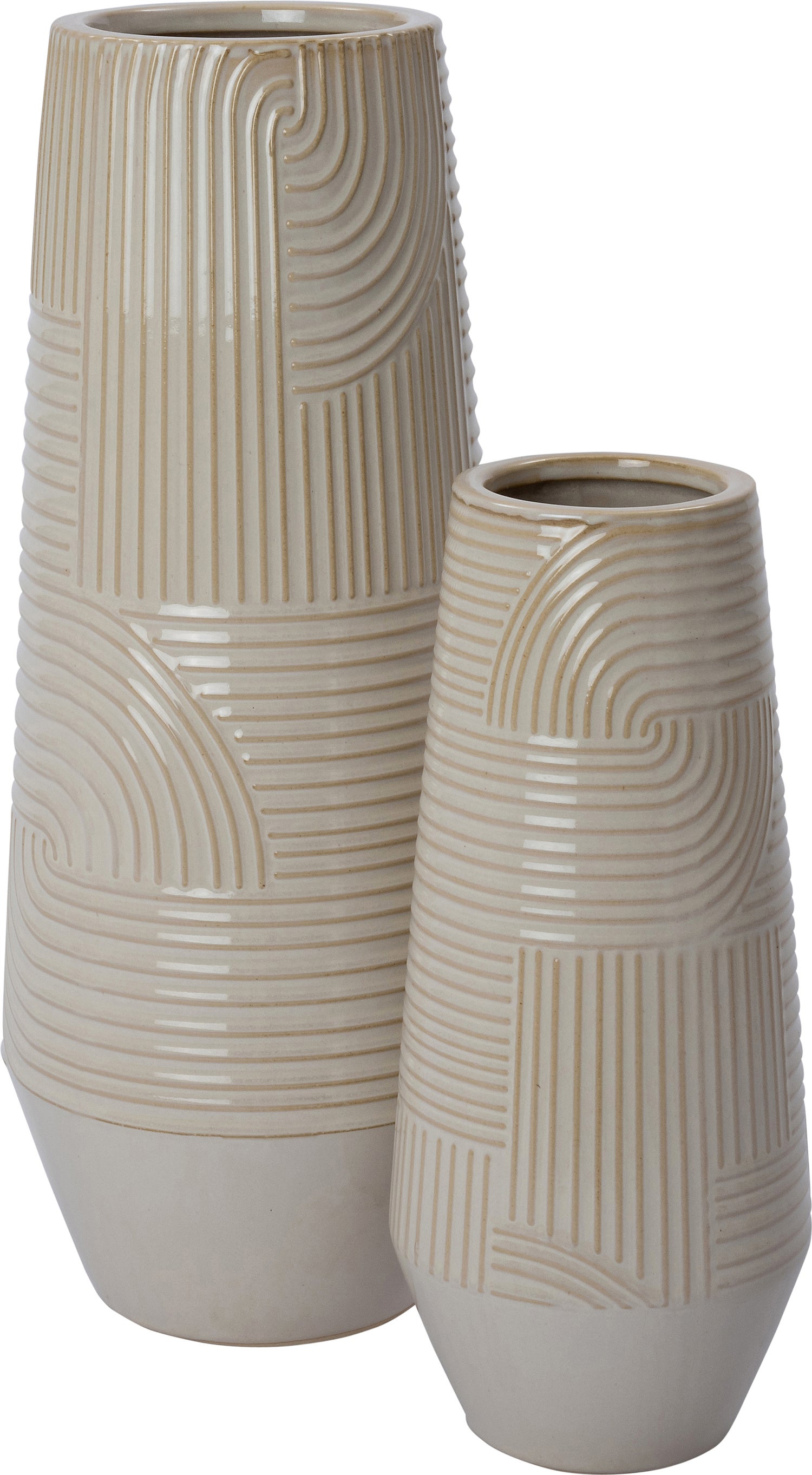Intratuin vaas Bellis crème D 15 H 35 cm