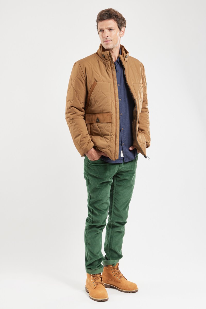 Veste déperlante détails velours HOBART