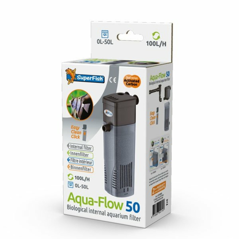 Aquaflow 50 : pour aquarium jusqu'à 50 litres